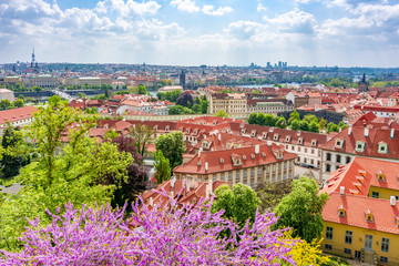 Prague cityscape from Prague Castle, Czech Republic
