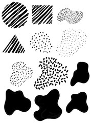 Abstract Memphis element to create posters, flyers, textures, patterns 80s graphic design