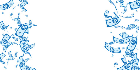 Bitcoin, internet currency notes falling. Random B