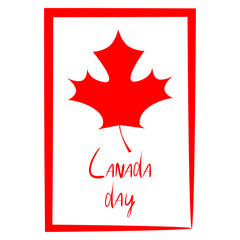 Canada Day Vector Illustration. Happy Canada Day 