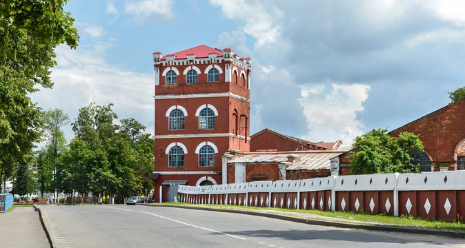 The main attraction Dobrush. Paper factory in Dobrush.