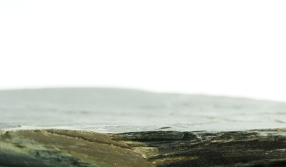 Blurred front Stone on white background, Blank for mockup design.