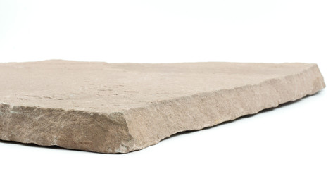 Rock Stone isolated on white background. for product display, Blank for mockup design.