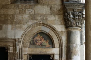 Détail du palais du recteur de Dubrovnik