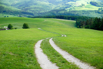 Obraz premium road in mountains