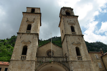 Fototapeta na wymiar Cathédrale Saint-Tryphon à Kotor - 4