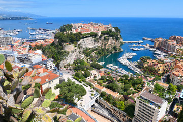 Cityscape of Principality of Monaco.