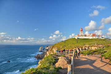 Fototapeta na wymiar Cabo da Roca in Portugal.