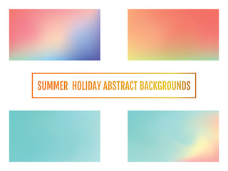Set of Festive abstract background. Summer holiday banner, abstract background