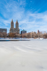Obraz premium Winter in Central Park, New York, United States.