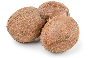 Coconut on a background