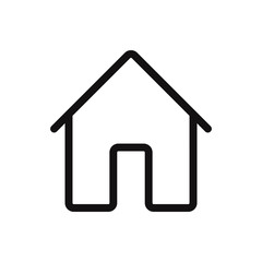 Home vector icon in modern style for web site and mobile app