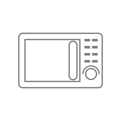 Microwave oven icon. Element of web for mobile concept and web apps icon. Outline, thin line icon for website design and development, app development