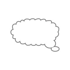 Speech bubble icon. Element of web for mobile concept and web apps icon. Outline, thin line icon for website design and development, app development