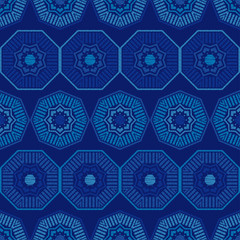 Ethnic boho seamless pattern. Lace. Embroidery on fabric. Patchwork texture. Weaving. Traditional ornament. Tribal pattern. Folk motif. Can be used for wallpaper, textile, wrapping, web.