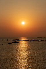 神奈川県葉山の日没