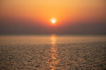 神奈川県葉山の日没