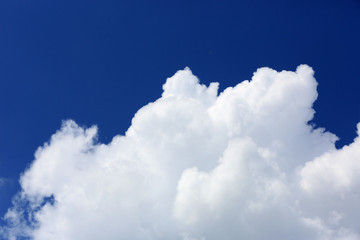 clouds in summer sky