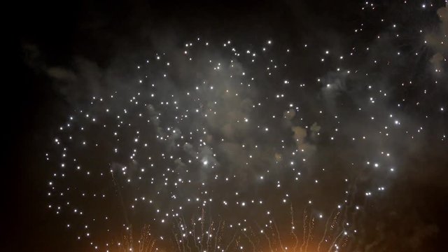 Pattaya Thailand-May,24 2019 International fireworks show festival 2019