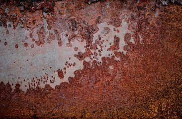 Abstract rust pattern on metal texture background