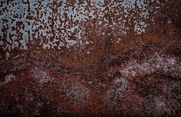 Abstract rust pattern on metal texture background