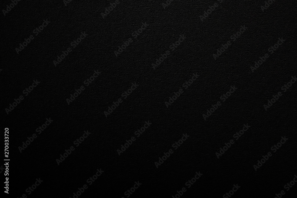 Poster Black canvas fabric texture background from canvas panel fabric board for draw or paint picture use us design backdrop or overlay design