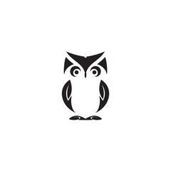 Owl logo design vector template