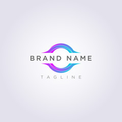 Circle logo templates resemble lenses for your business and brand