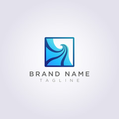 Waveform logo templates for your business and brand