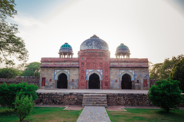 Fototapeta premium Tomb of Isa Khan in Humayun's Tomb, Delhi, India