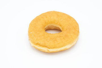 Donut isolated on white background.