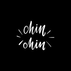 lettering chin chin