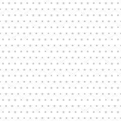 Gray star pattern. Seamless vector background