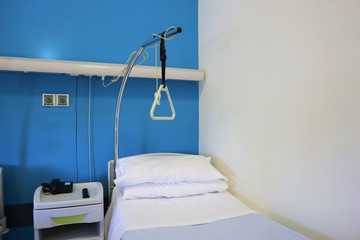 hospital ward with beds