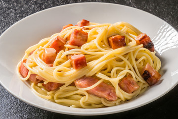 スパゲティ　カルボナーラ　Spaghetti Carbonara