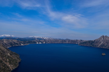 Fototapeta na wymiar 北海道　摩周湖　第三展望台からの眺め
