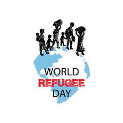 World Refugee Day poster design