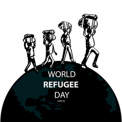 World Refugee Day poster design