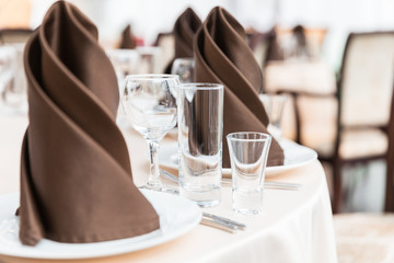 Beautiful Table Set For Wedding