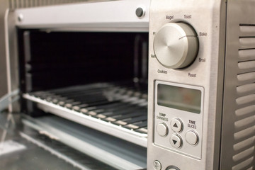 Fototapeta premium A closeup shot of parts of a covectional oven