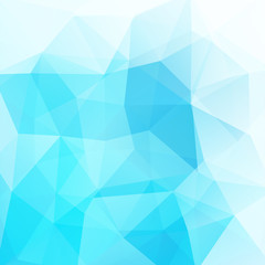 Abstract polygonal vector background. Blue geometric vector illustration. Creative design template.