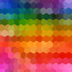 Fototapeta na wymiar Background of geometric shapes. Colorful mosaic pattern. Vector EPS 10. Vector illustration