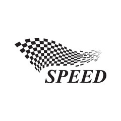 Race flag icon design