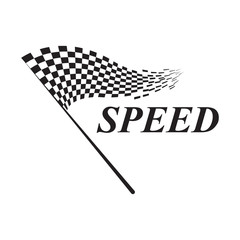 Race flag icon design