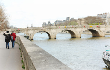 Romantic Paris bridge - 270050513