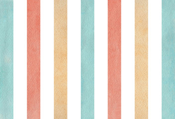 Watercolor striped background. - 270050768