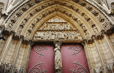 Famous Paris church Notre-Dame - 270050993
