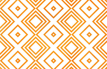 Watercolor geometrical pattern.