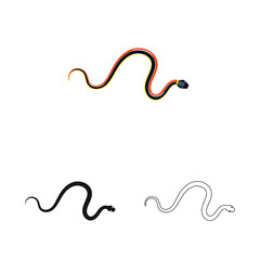 Fototapeta premium Vector illustration of mammal and danger sign. Set of mammal and medicine stock vector illustration.
