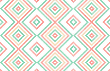 Watercolor geometrical pattern.